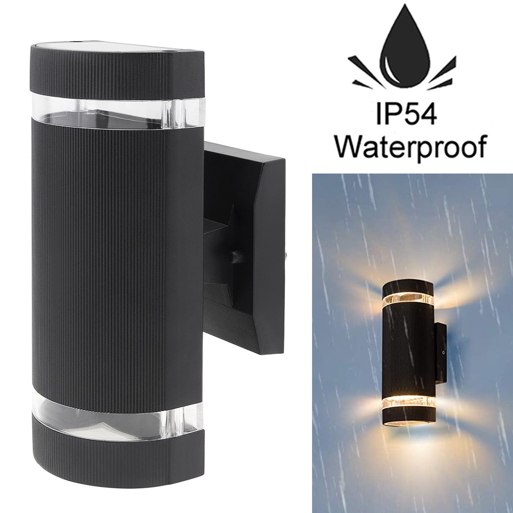 GU10 Waterproof Outdoor Wall Lights Sconce Aluminum Up and Down Wall