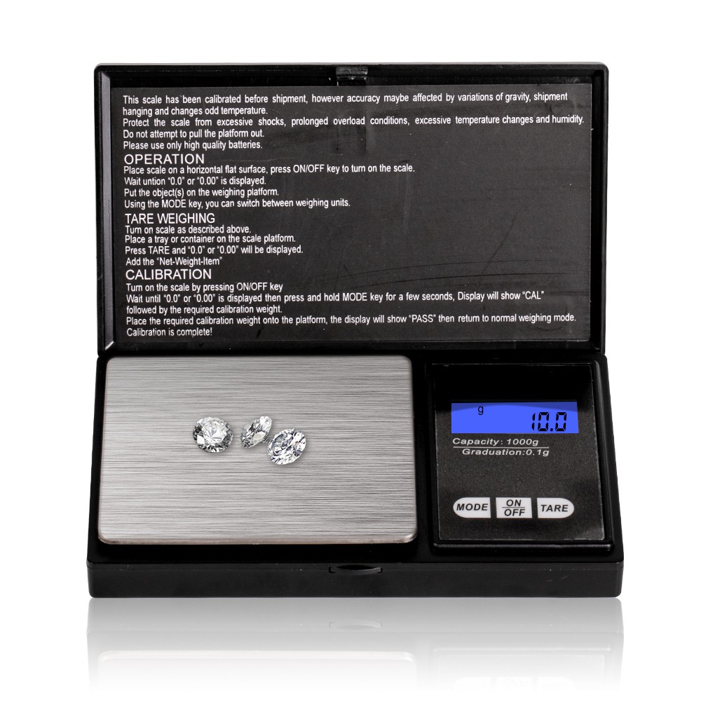 Digital Weighing Scale for Jewelry Gold Silver Portable Pocket Scale by