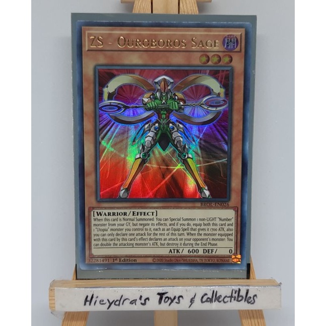 Yugioh ZS Ouroboros Sage TCG effect monster card(BROLUltra Rare)1st