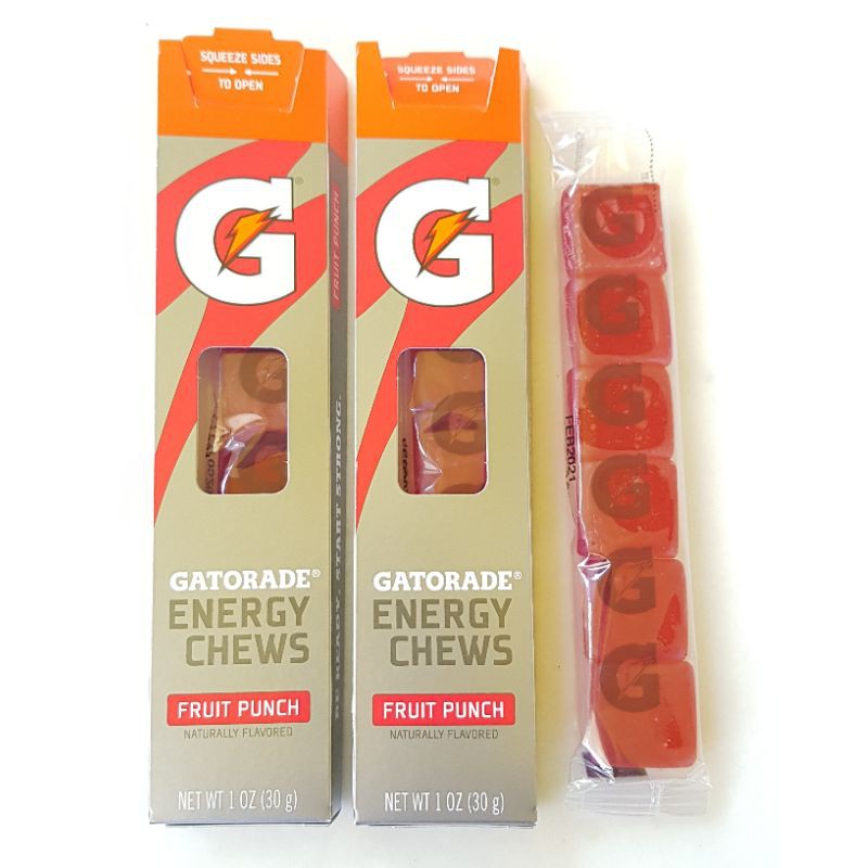 Gatorade Prime Energy Chews Fruit Punch Shopee Philippines
