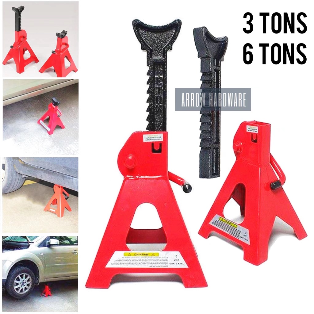 Heavy Duty Car Jack Stand 3/6 Tons (2pcs) Shopee Philippines