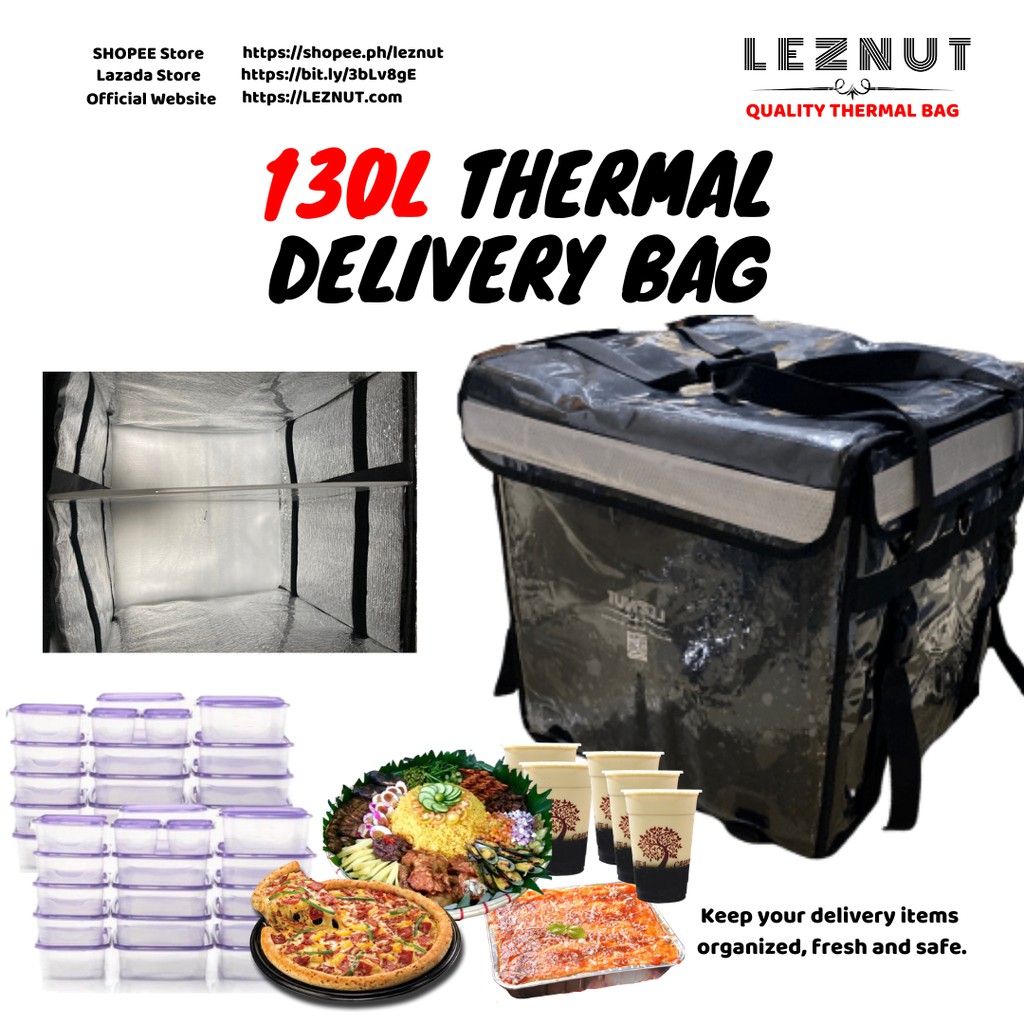 130L Thermal Delivery Bag 202020 Shopee Philippines