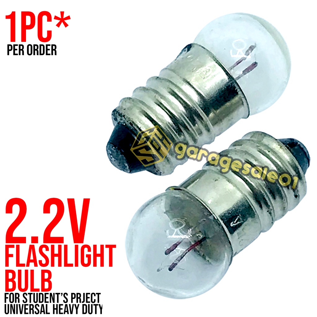 2.2V 2.5V FLASHLIGHT BULB FOR STUDENTS PROJECT E10 E10 (UNIVERSAL