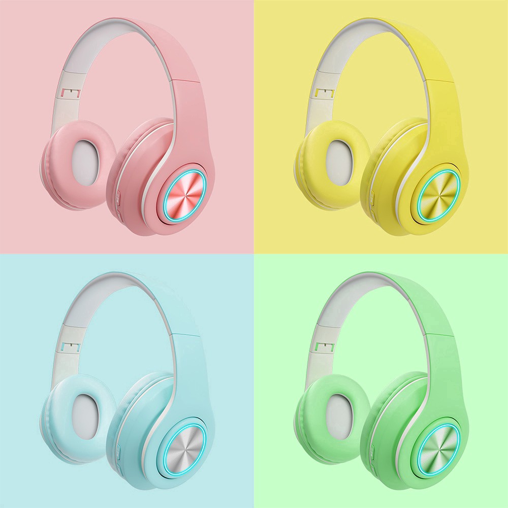 100 Original Meet B39 Macaron Wireless Bluetooth HiFi Stereo Over Ear