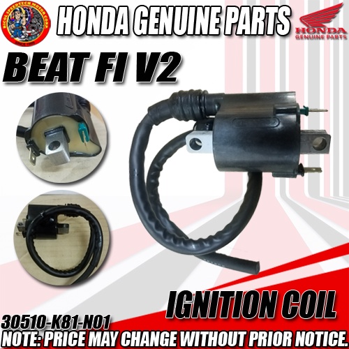 BEAT FI V2 IGNITION COIL (HPI) (GENUINE 30510K81N01) Shopee