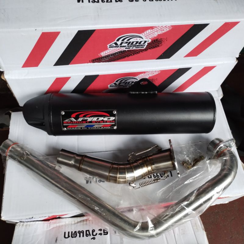 original apido pipe raider 150 carb/ raider Fi (black,) Shopee Philippines