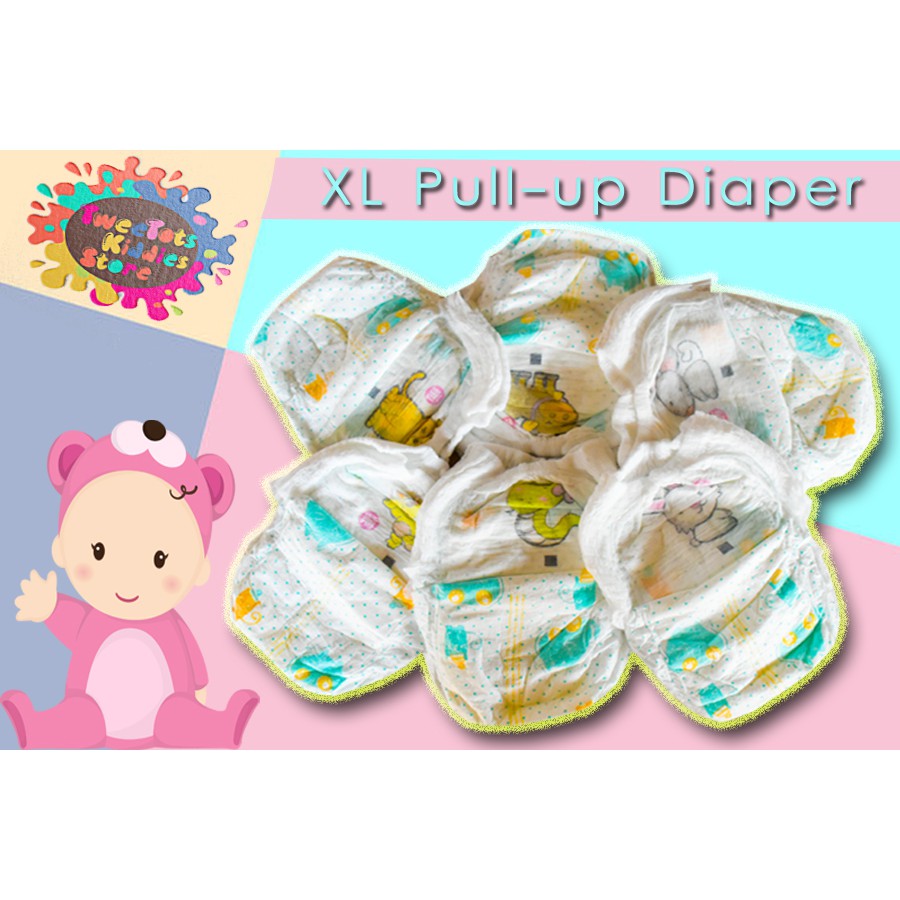 50 pcs (XL) Baby diaper Pull up pants Shopee Philippines