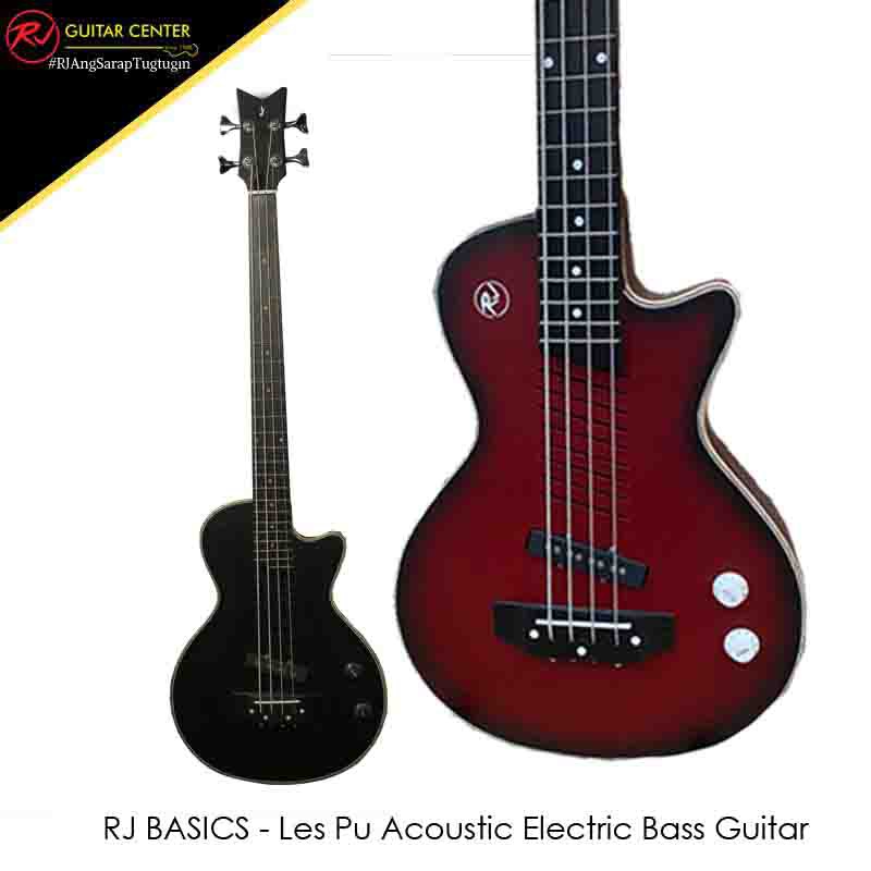 RJ Gitarang Tipid RJ Les Pu Bass Guitar (Assorted Color) Shopee