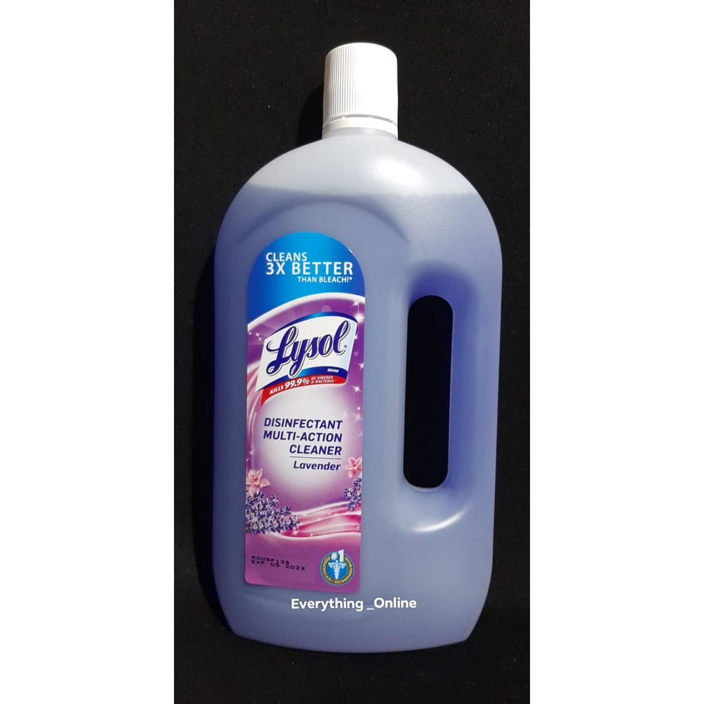 Lysol Disinfectant MultiAction Cleaner Lavender Shopee Philippines