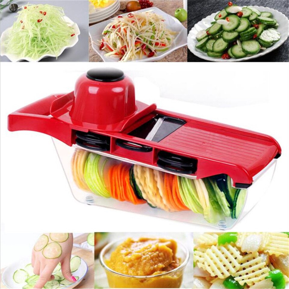 Professional Mandolin Slicer Julienne Cutter Chopper Fruit Vegetable