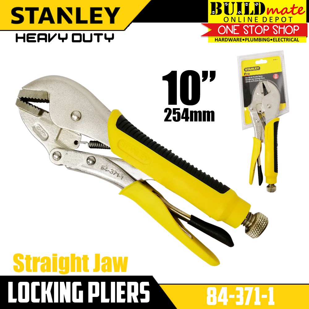 STANLEY Straight Jaw Locking Plier Vise Grip 10" 843711 SHT Shopee