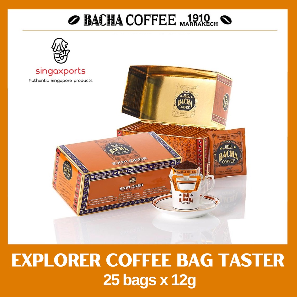 Bacha Coffee Explorer Coffee Bag Taster (25 coffee bags) Shopee