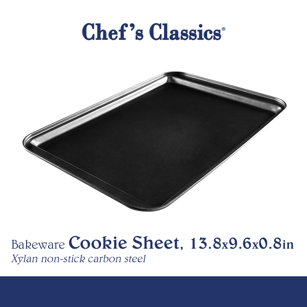Chef's Classics Bakeware NonStick Cookie Sheet, 13.8x9.6x0.8in
