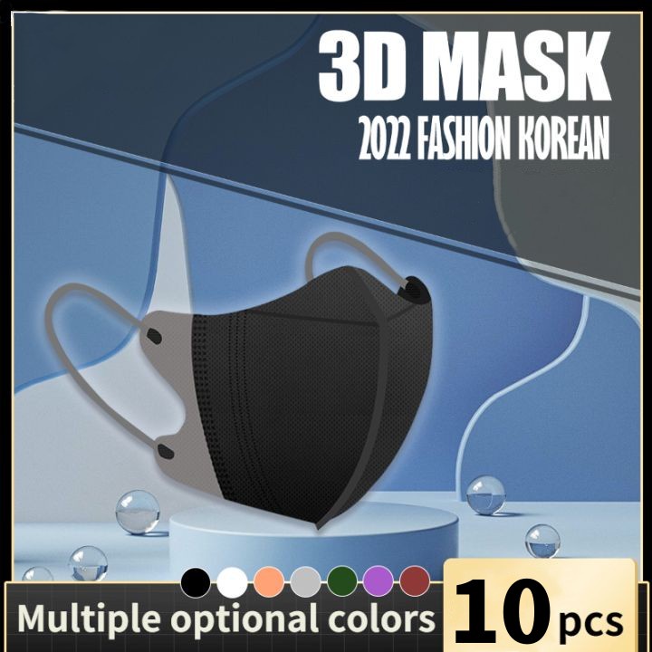 【TORAS】3D Face Mask 10Pcs Korea KF94/5D Facelifting Butterfly More