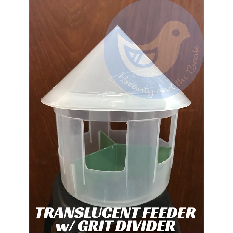 Pigeon Multipurpose Grit Pot Feeder with 3grid Grit Divider