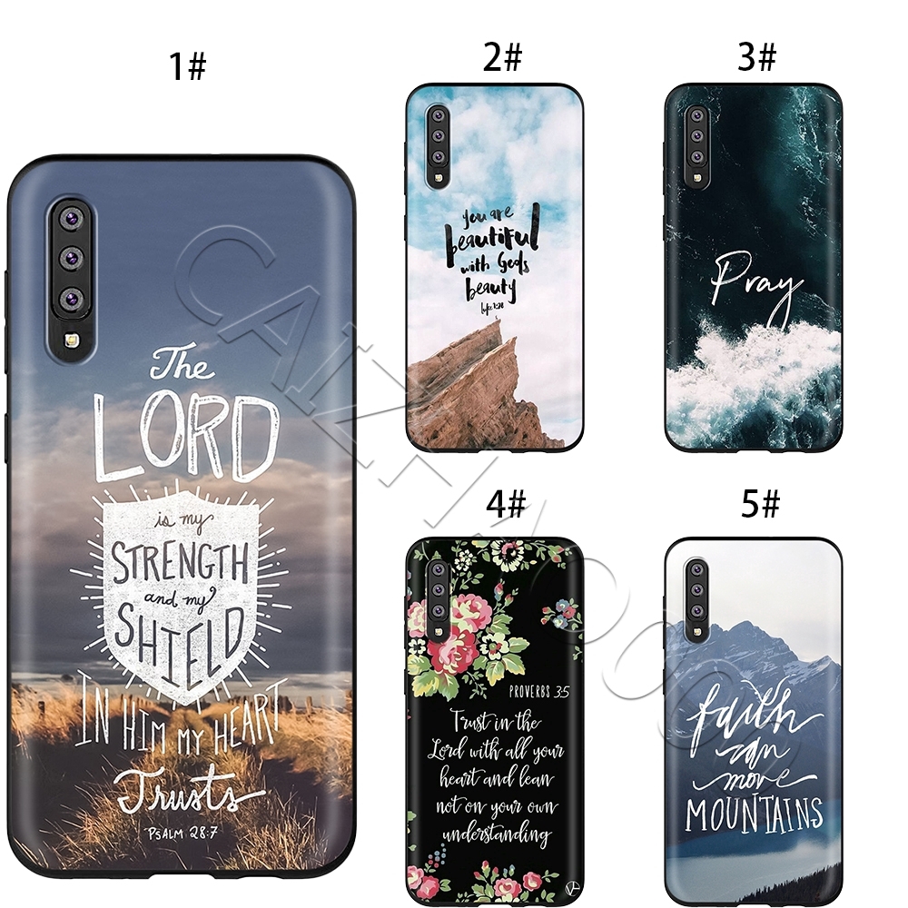 Bible Verse Jesus Christ Christian Case for Samsung Galaxy A10 A20 A30