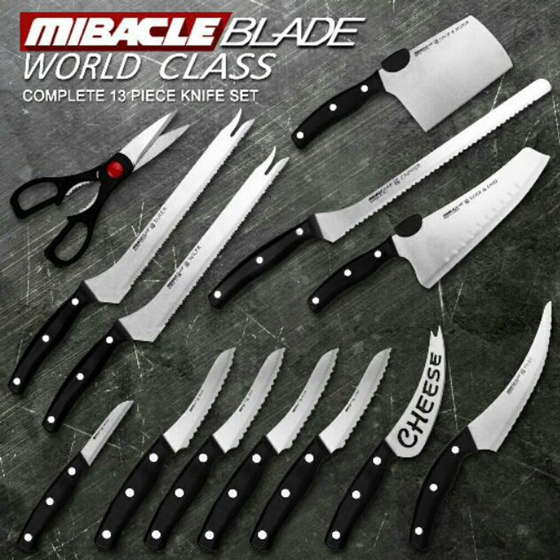 Original Miracle Blade World Class 13Piece Japanese Knife Set