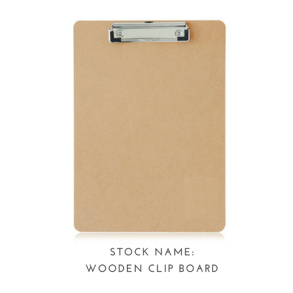 Wooden Clip Board A4/A5/FC Shopee Philippines