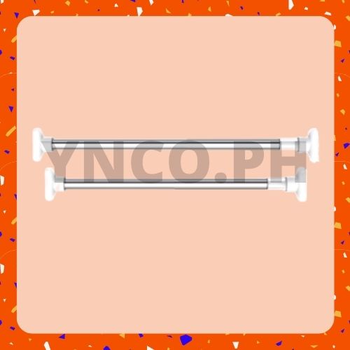 YNCO Multipurpose Portable Shower curtain Rod Adjustable Telescopic