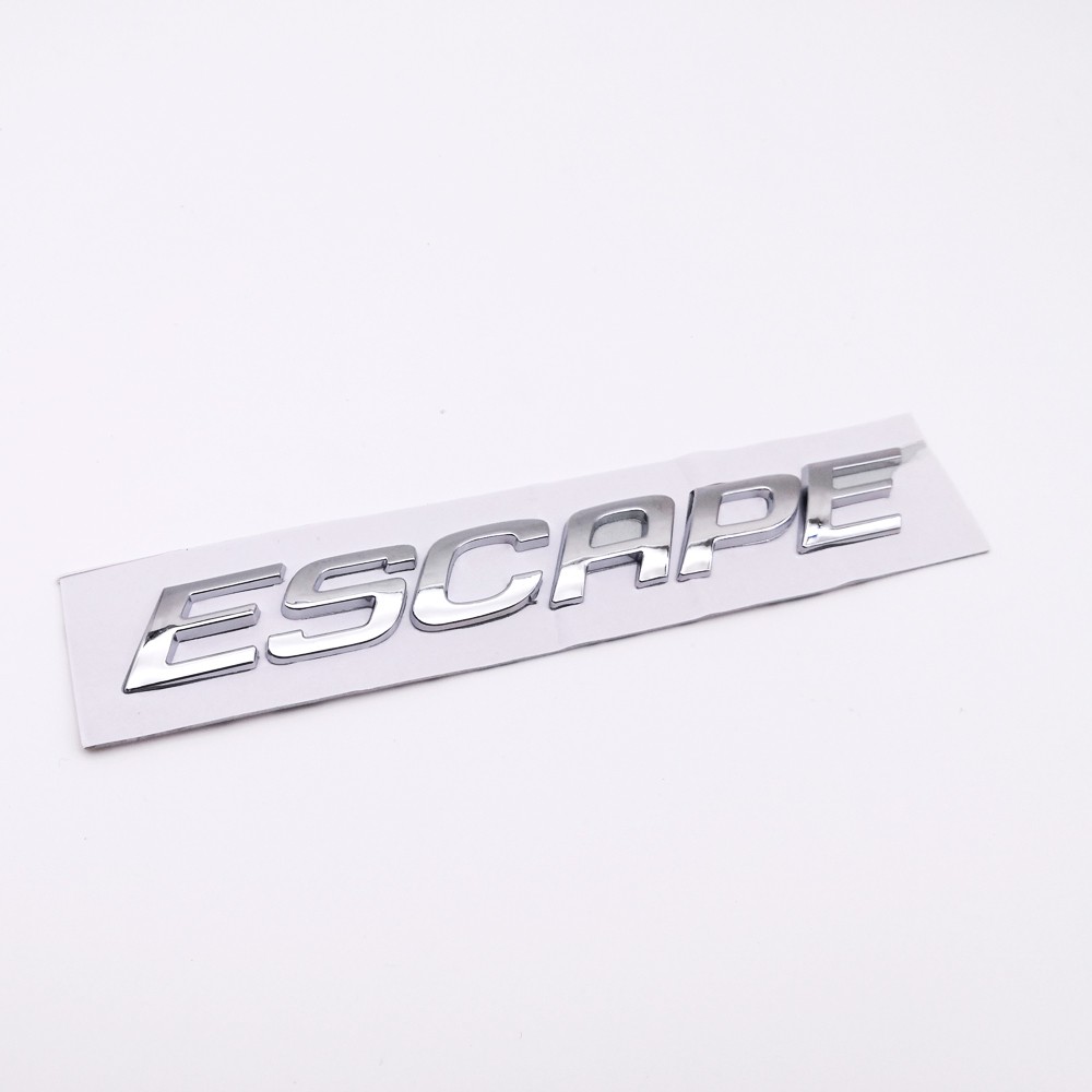 1pcs ABS Chrome ESCAPE Logo Auto Trunk Lid Emblem Badge Sticker Decal