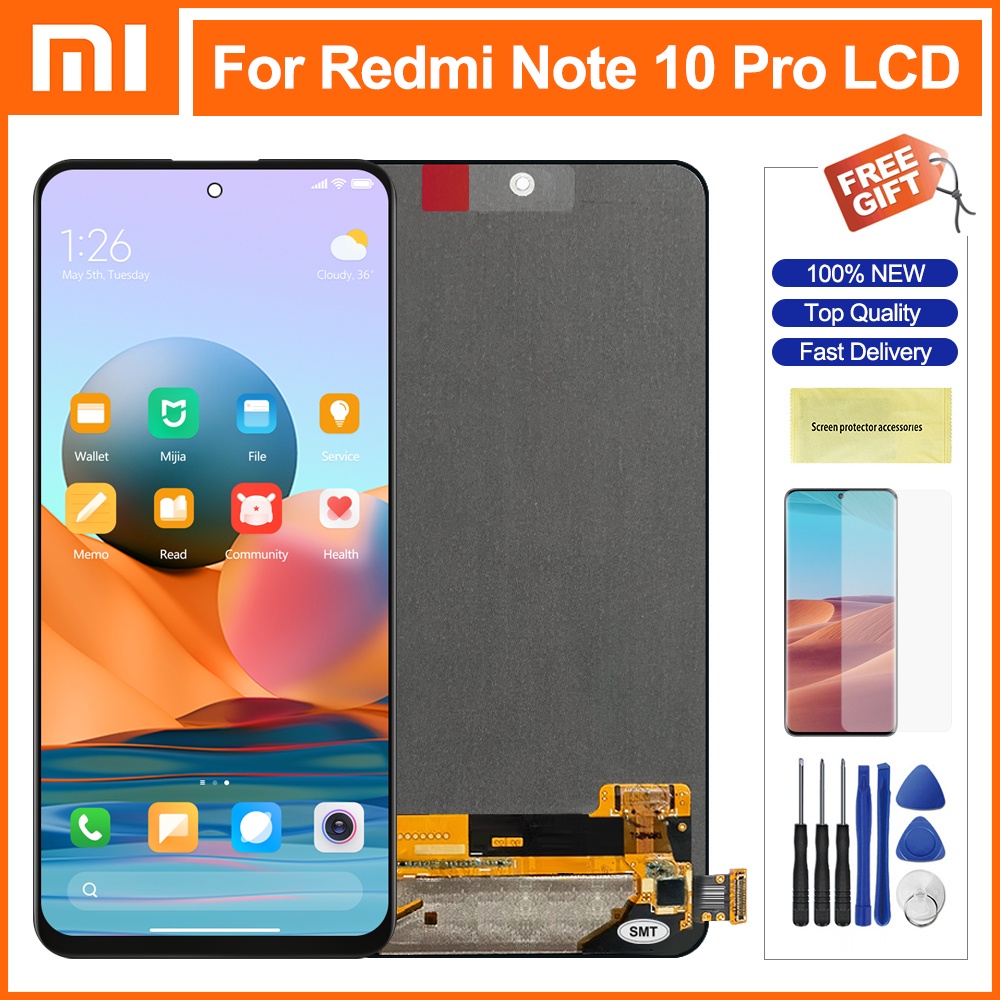 LCD Screen For Xiaomi Redmi Note 10 Pro LCD Display Touch Screen