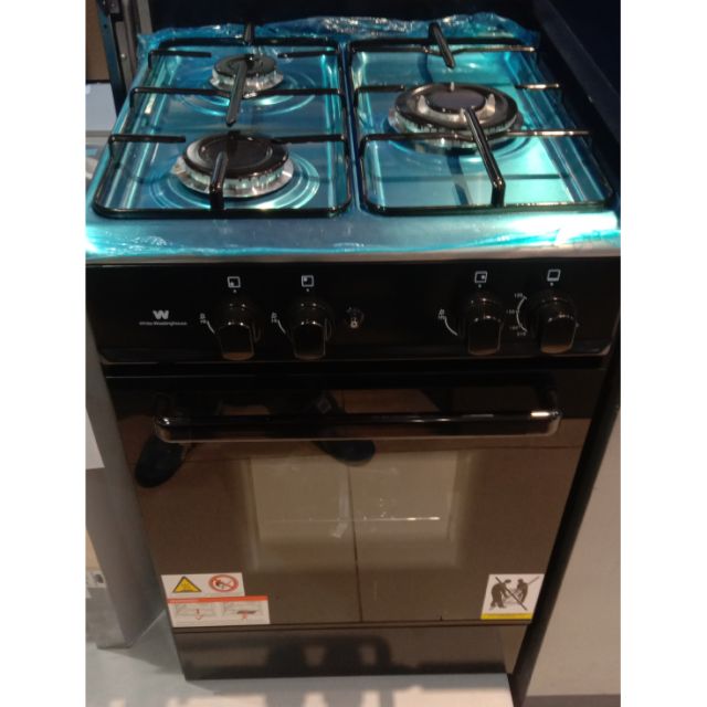 White westinghouse 50 cm gas rang (mini oven) brand new Shopee