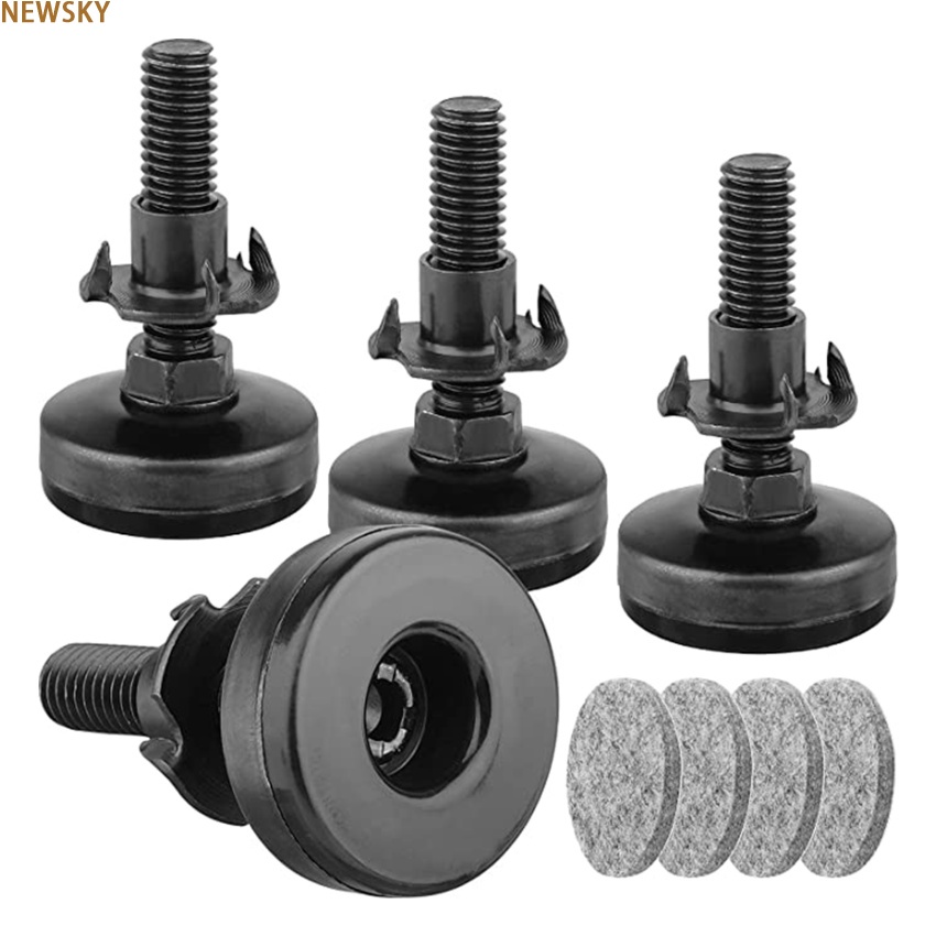 HeavyDuty Furniture Leveling Feet Adjustable Leg Straighteners