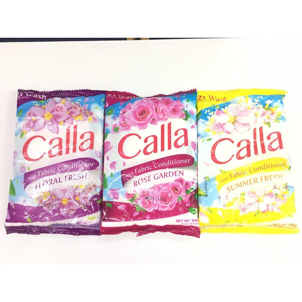 Calla Powder with Fabric Conditioner 100g Shopee Philippines