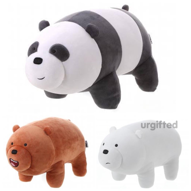 Miniso Boys، Girl's We Bare Bears Lying Panda دمية محشوة على شكل حيوان