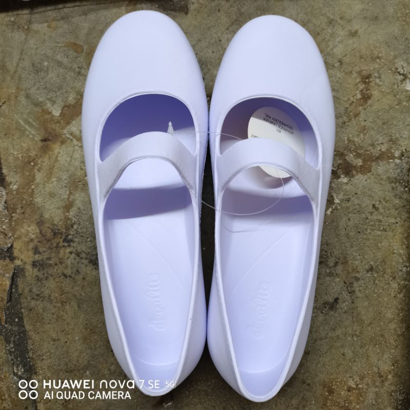 Duralite Original Sophia shoes black and white school black and shoes