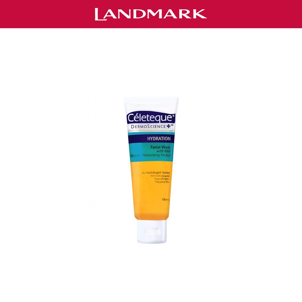 Landmark Celeteque hydration exfoliating facial wash with free pouch