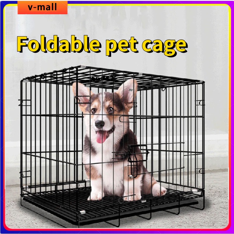 Cage foldable pet cage cat cage dog cage iron cage multifunctional