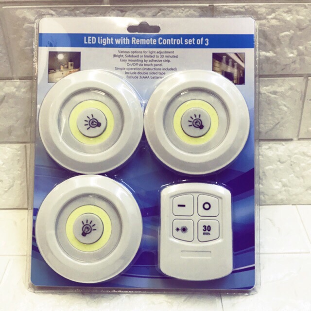 LED light with remote control set of 3 Shopee Philippines
