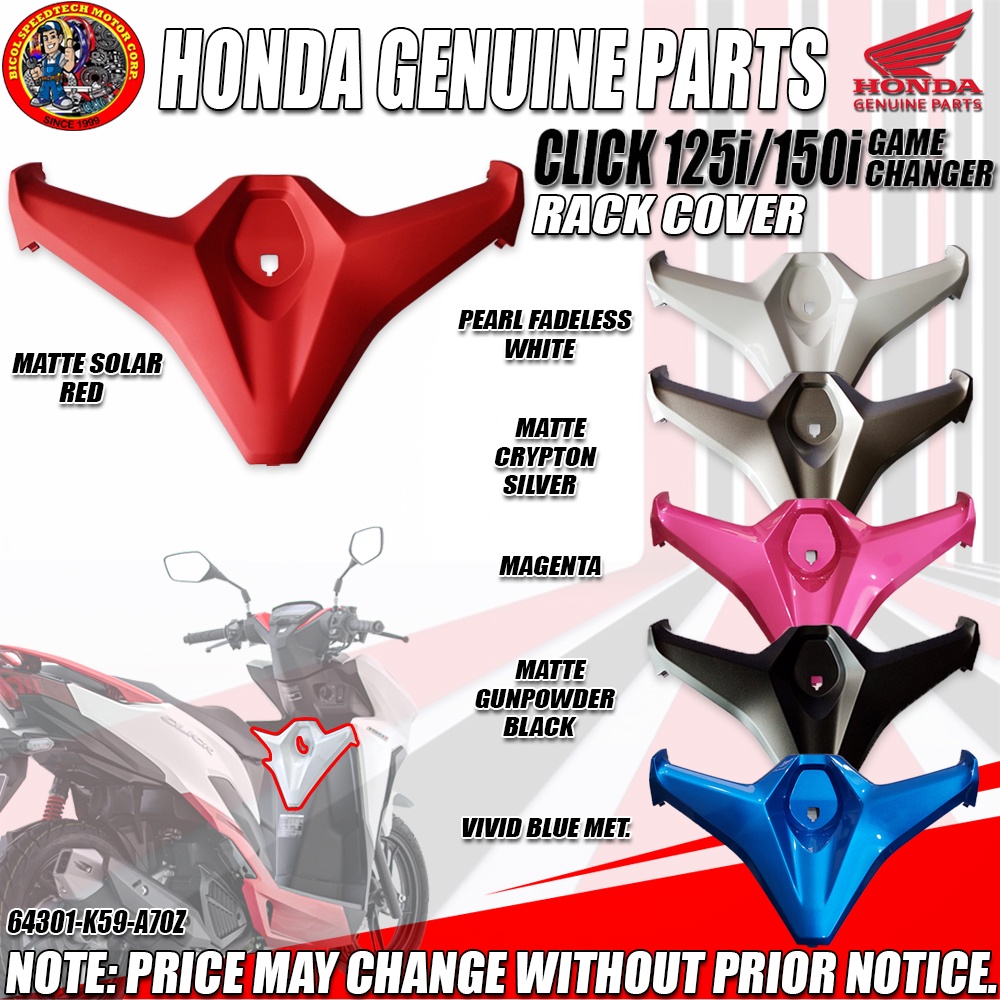 Click 125i/150i GAME CHANGER RACK COVER (HPI) (Genuine 81131K59A70Z