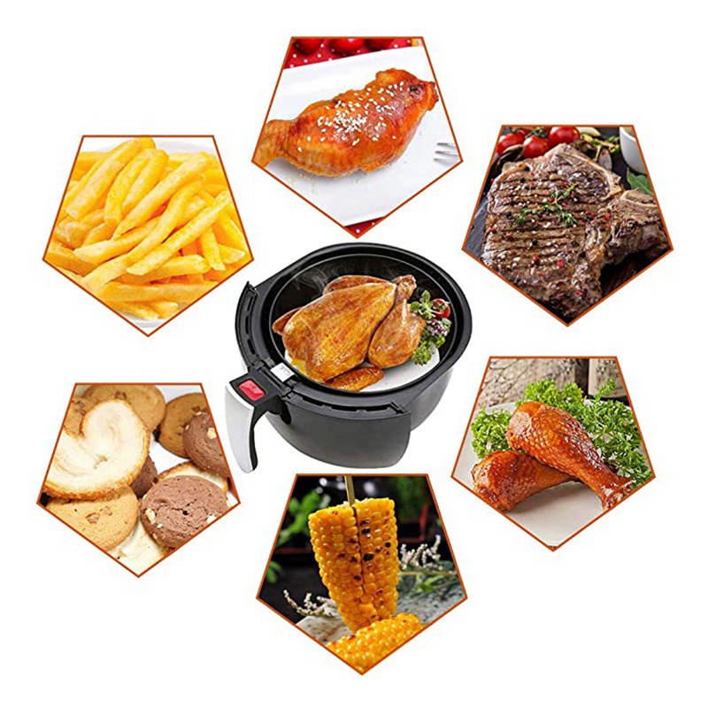 Air Fryer Parchment Paper Liners(9X9 Inch) 300Pcs Large Compatible For