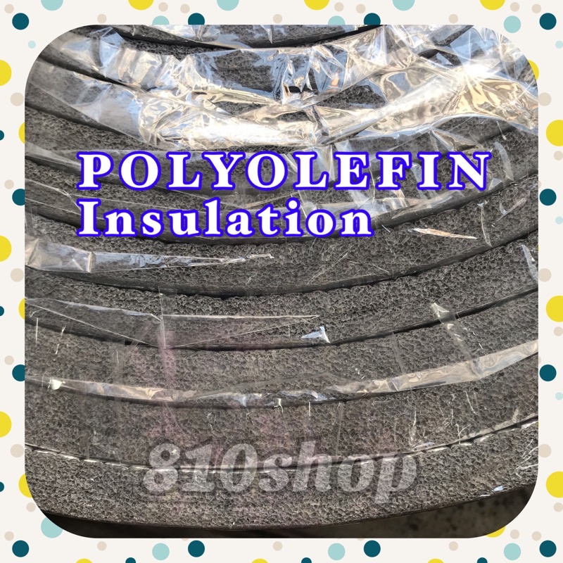 Polyolefin Insulation Gray Foam Aircon Ducting Moisture Insulation with