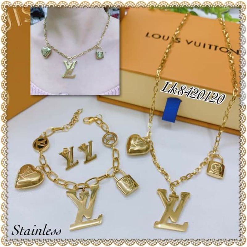 LOUIS VUITTON JEWELRY SET (AUTHENTIC QUALITY) Shopee Philippines