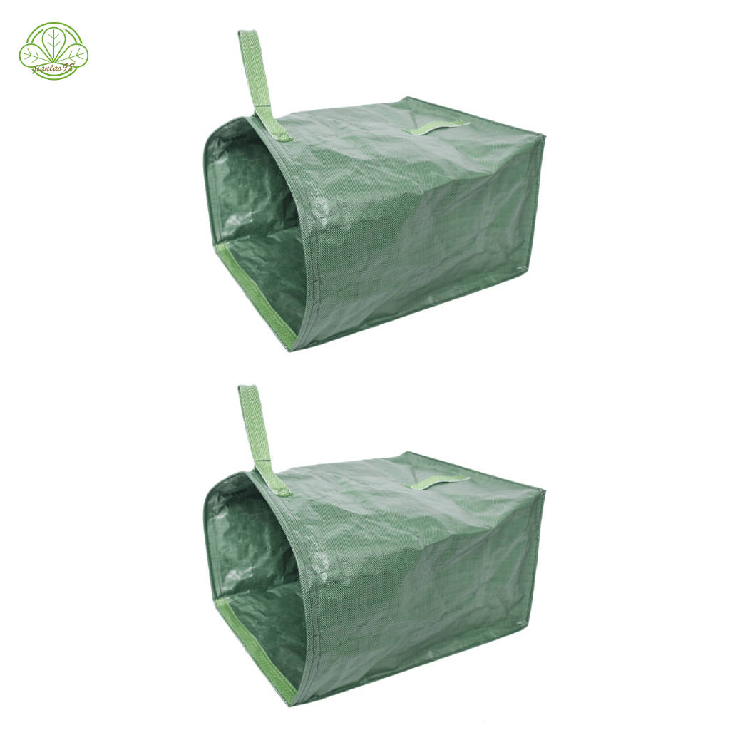 【COD】2Pcs Green Garden Lawn Leaf Yard Waste Bag Large Clean Up