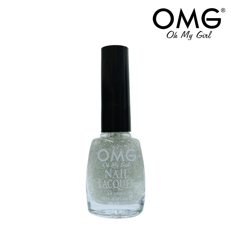 OMG Nail Polish Platinum Glitter 10mL Shopee Philippines