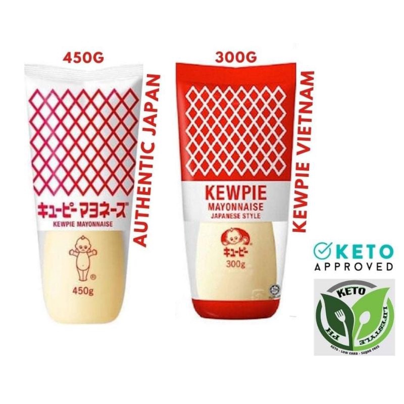 Kewpie Mayonnaise (Keto/Low Carb Diet) Authentic Japan & Vietnam made Shopee Philippines
