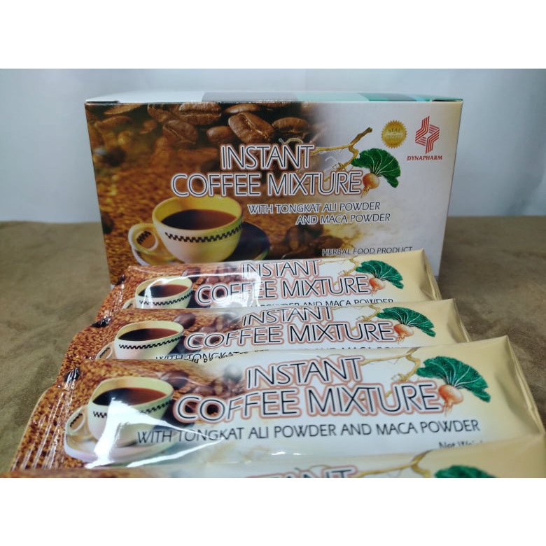 Dynapharm Instant Coffee Mixture with Tongkat Ali Powder & Maca Powder