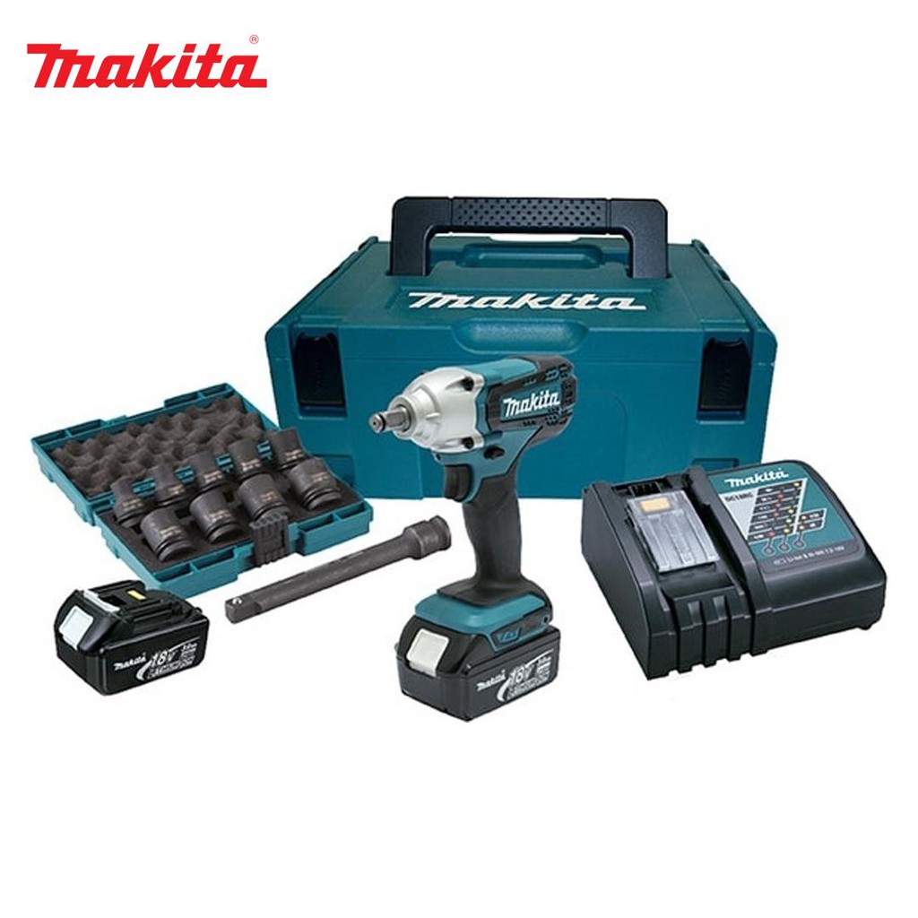 Makita DTW285RFJX 1/2″ 230Nm Cordless Impact Wrench 18V Set Shopee