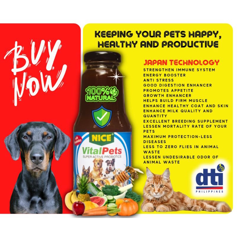 Vital Pets (Probiotics, Multivitamins and Minerals) Shopee Philippines