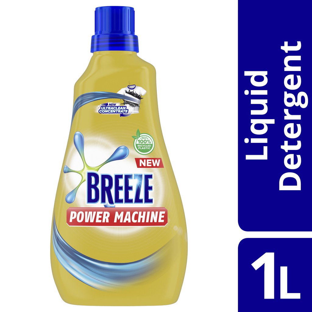 Breeze Powermachine With Ultraclean Concentrate Liquid Detergent 1L