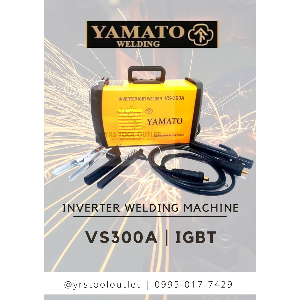 Welding Machine Yamato 300A Digital Inverter IGBT ARC Shopee Philippines