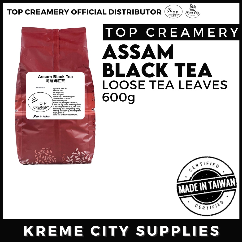 TOP CREAMERY Assam Black Tea 600g Shopee Philippines