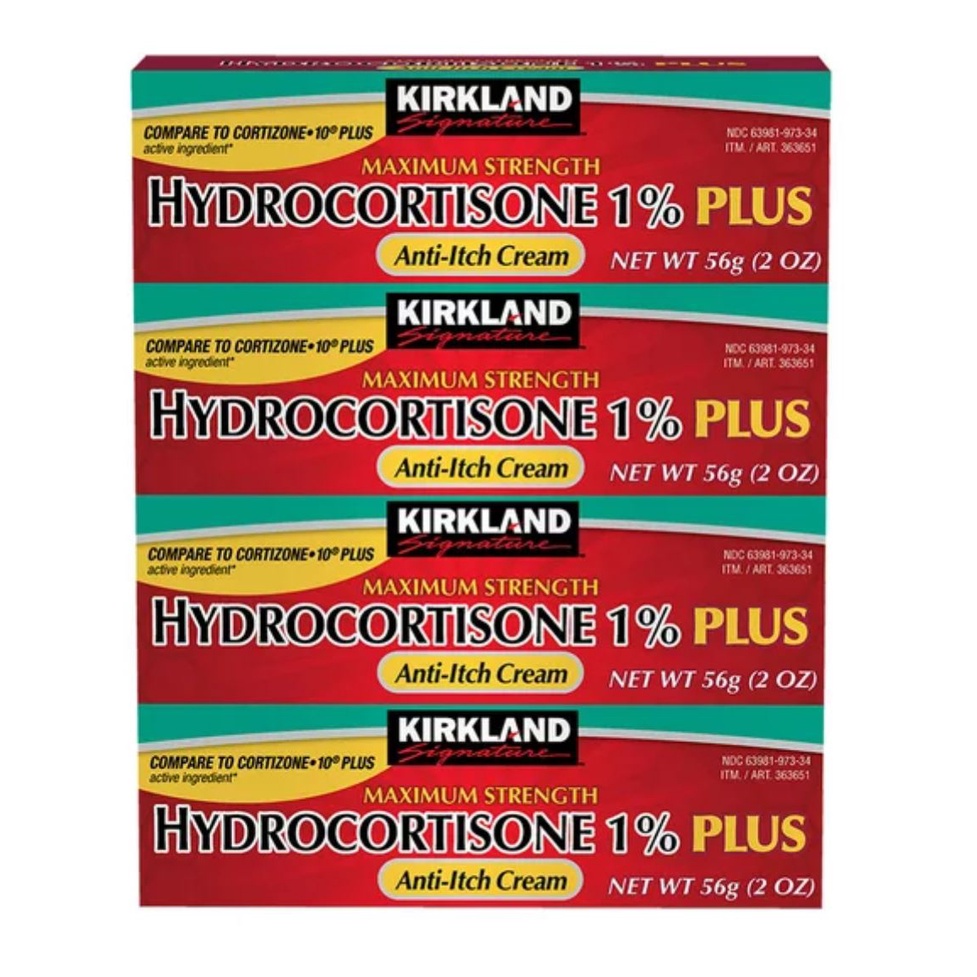 Kirkland Signature Hydrocortisone 1 PLUS AntiItch Cream, 8 Ounces