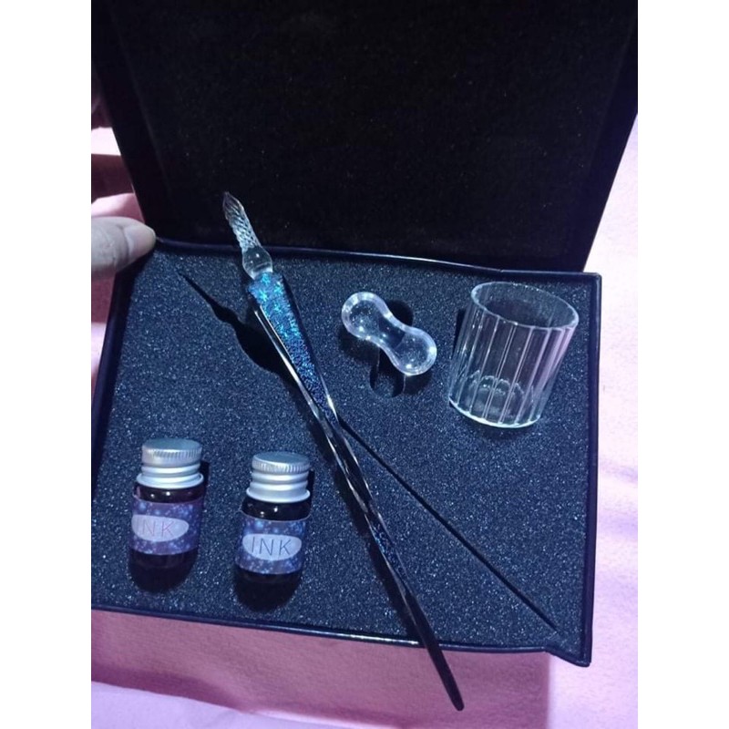 Crystal glass dip pen set Shopee Philippines