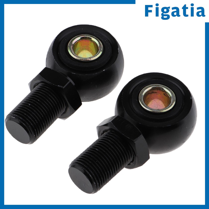 2pcs Custom Motorcycle Shock Absorber Rear Suspension Round Eye Adapters 10mm Black Shopee