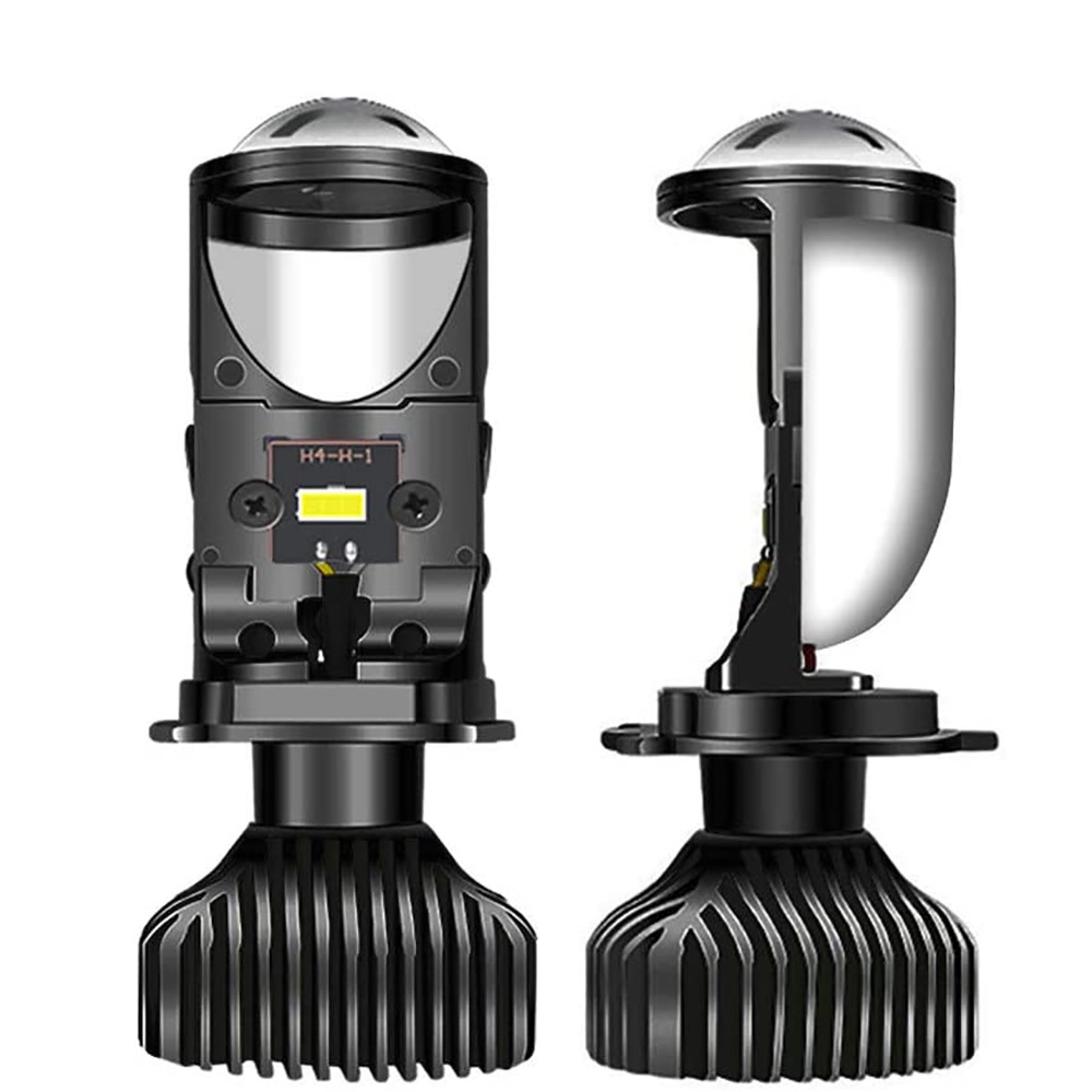 1pair H4 Led Headlight Bulbs Projector Lens 9003 High Low Beam Solve